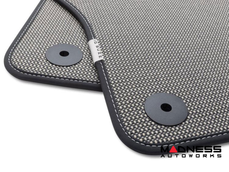 Volkswagen ID. Buzz Floor Mat Set - HeritageMats - Dune - w/ Rear Bench